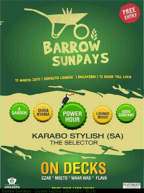 Barrow Sundays - Ziyawa kaZitha Pic